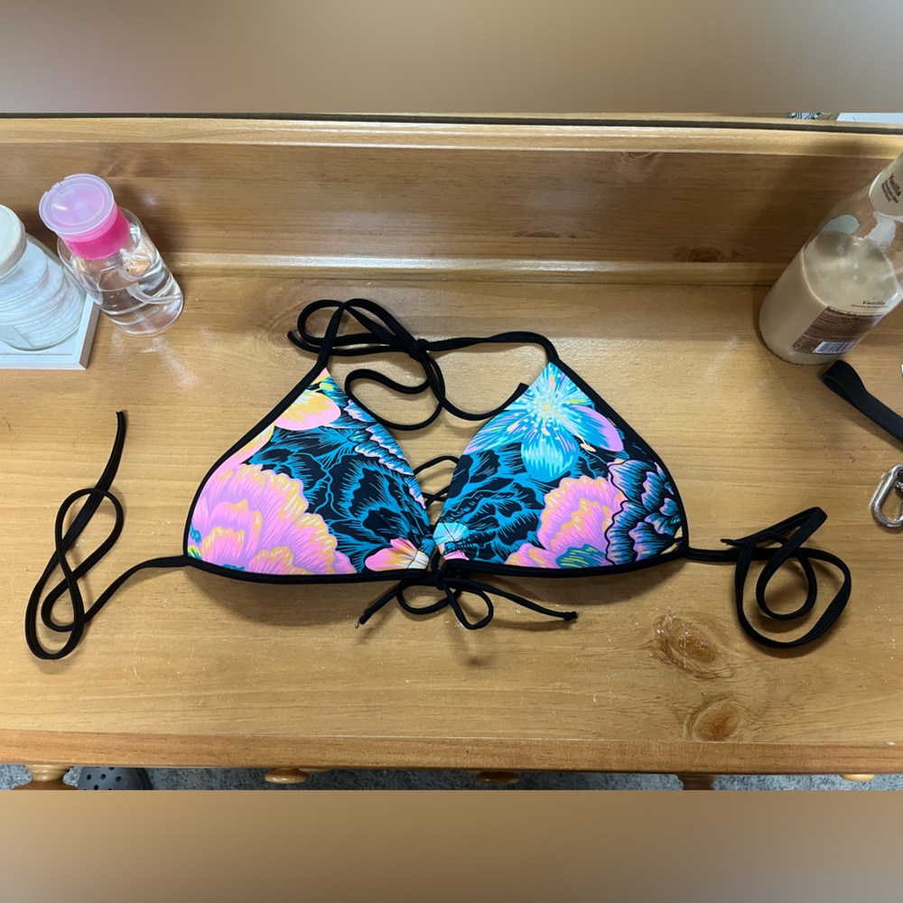 Flower Body Glove Bikini Top